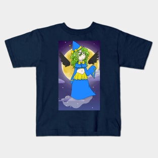 Magician ghost girl Kids T-Shirt